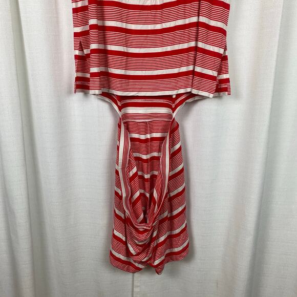 CAbi Red&White Stripe Leisure Playsuit Romper Sz.XL - Picture 13 of 16